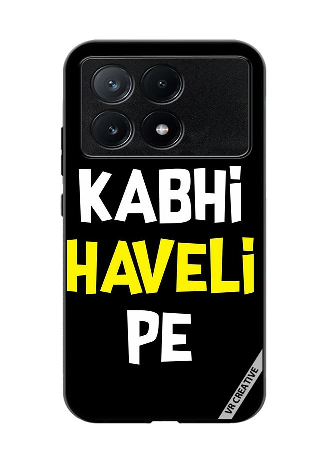 VR CREATIVE Protective Case Cover For Xiaomi Poco X6 Pro Aao Kavi Haveli Pe Design Multicolour - Image 1