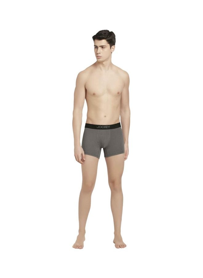 JOCKEY - Jockey IC32 Men Supima Cotton Elastane Stretch Solid Trunk with Ultra soft Waistband - Image 1