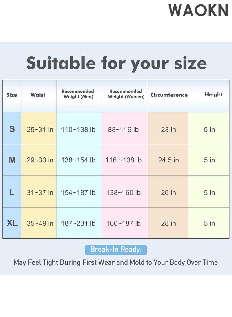 WAOKN Slim Running Belt for Men & Women - Lightweight Fanny Pack Waist Bag with Moisture-Wicking Fabric - Secure Phone Holder for Running, Hiking, Travel, Workout - Adjustable Bungee Strap Fits - Reflective Strips (Size S, Pink) - Image 2