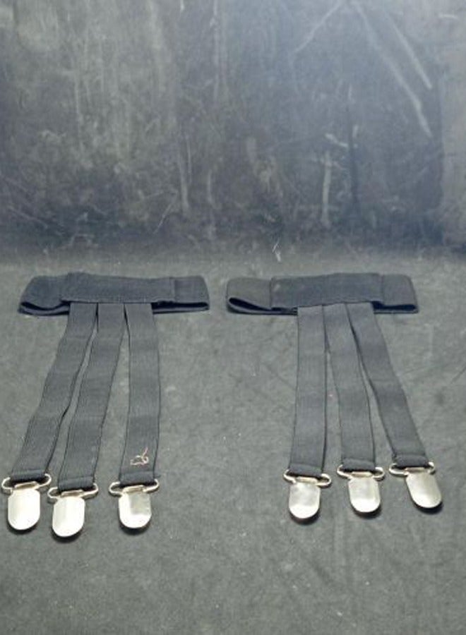 Elastic Adjustable Shirt Suspenders Shirt Non-Slip - Image 4