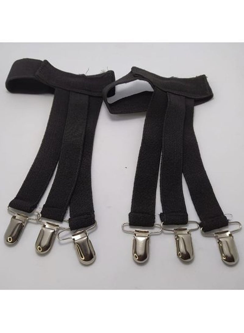 Elastic Adjustable Shirt Suspenders Shirt Non-Slip - Image 3