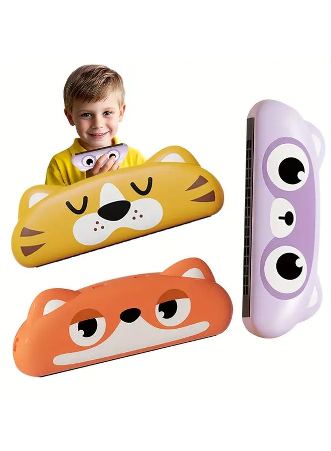 Fox Style Harmonica Educational Musical Toy For Babies Toddlers Motor Skills Development - Image 3