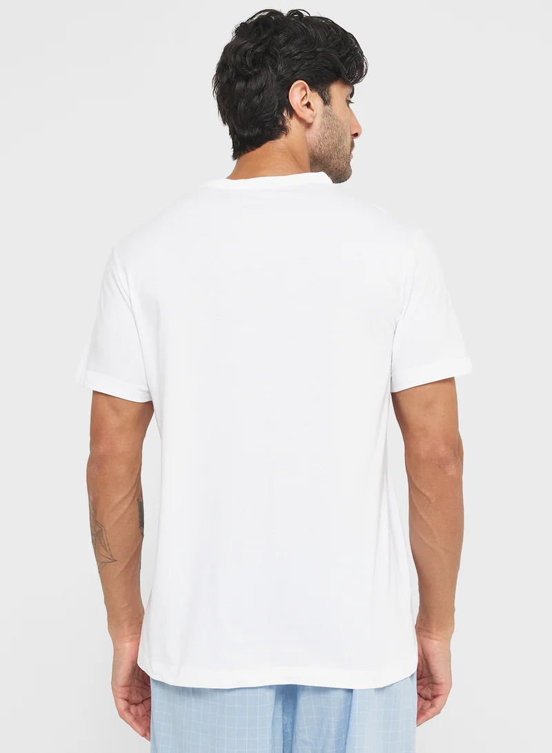CALVIN KLEIN Lounge T-shirt - 100% Cotton