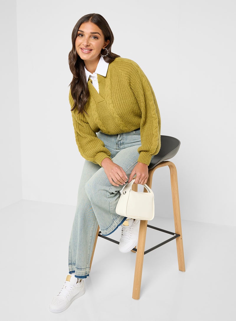 Ginger Vintage Wash Straight Fit Jeans  - Image 1