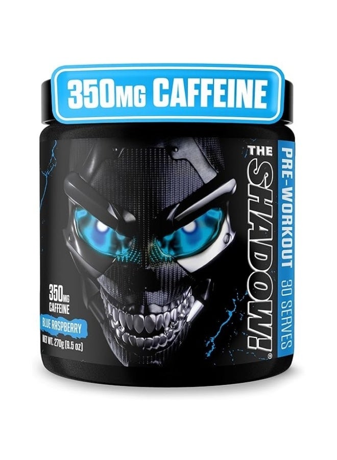 JNX Sports The Shadow! Hardcore Pre-Workout Supplement - Blue Raspberry - 30 Servings - High Stimulant Energy, Laser Focus & Massive Muscle Pumps With L-Citrulline & Beta-Alanine - Image 1