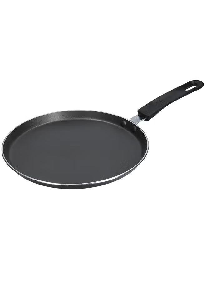 Non-Stick Pancake Pan 24cm, Induction Compatible Crepe Pan & Dosa Tawa, Multi-Purpose Flat Skillet for Home Breakfast Cooking - Image 2