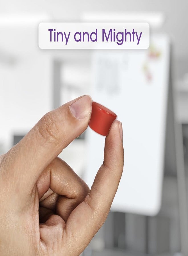 boldpurple Strong Magnets for Whiteboard, Glassboard and Fridge (Pink, 8 Pack, Small). N54 Neodymium Rare Earth Heavy Duty Magnets for Home and Office Supplies. - Image 3