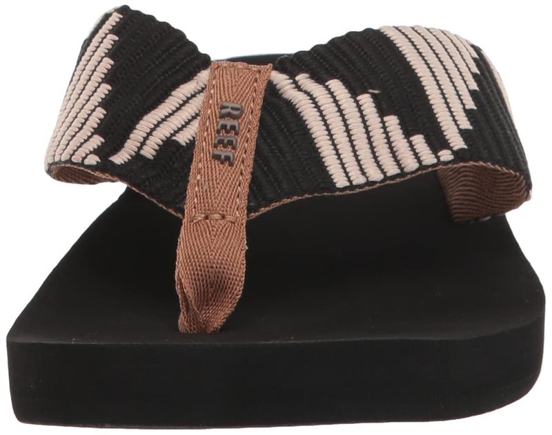 Reef Spring Woven Womens Beach Flip Flop, Soft Woven Strap & Cushion Footbed, Pebble, 8 - Image 3