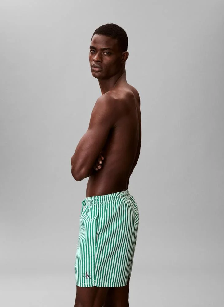 CALVIN KLEIN  Medium Drawstring Swim Shorts for Men | Best Price UAE
