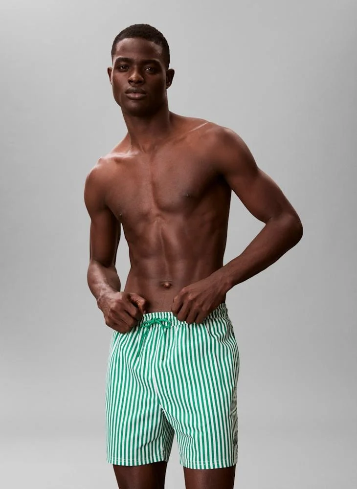 كالفن كلاين Medium Drawstring Swim Shorts