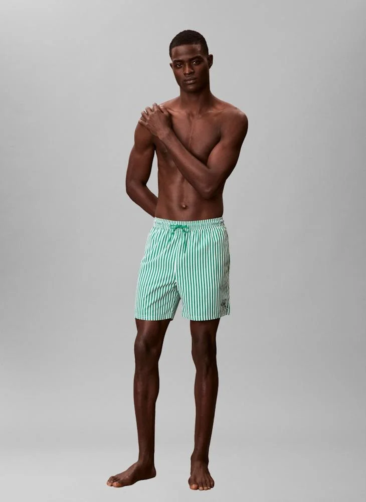 CALVIN KLEIN  Medium Drawstring Swim Shorts for Men | Best Price UAE