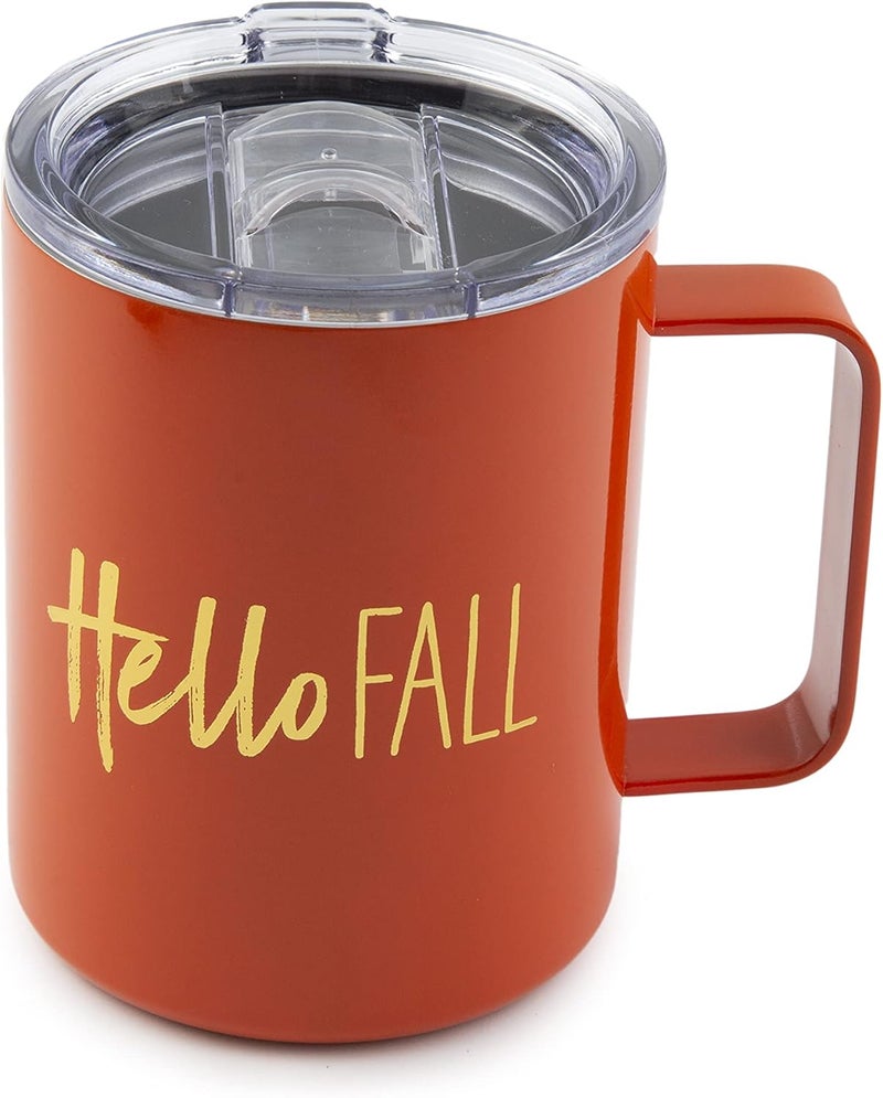 Cambridge Silversmiths Set of 2 16oz Hello Fall Insulated Coffee Mugs - Image 5