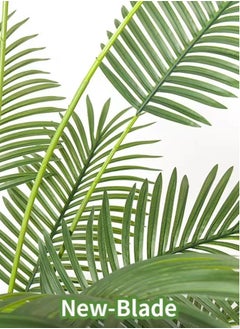 Kutis 1-Piece Artificial Areca Palm Tree Artificial Plant with Woven Basket 85x120 cm  - Image 2