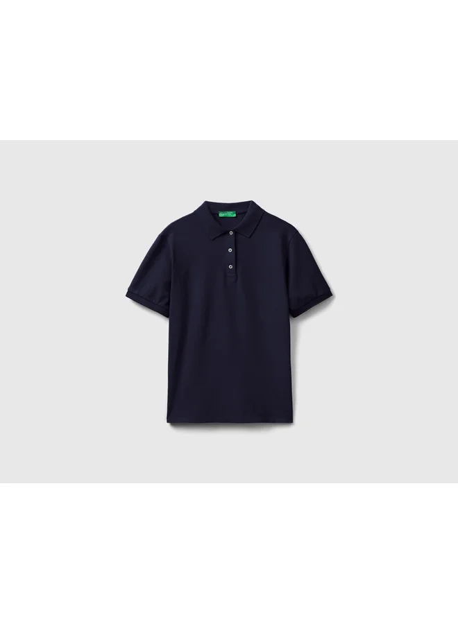 يونايتد كولورز أوف بينتيون Polo In Stretch Organic Cotton
