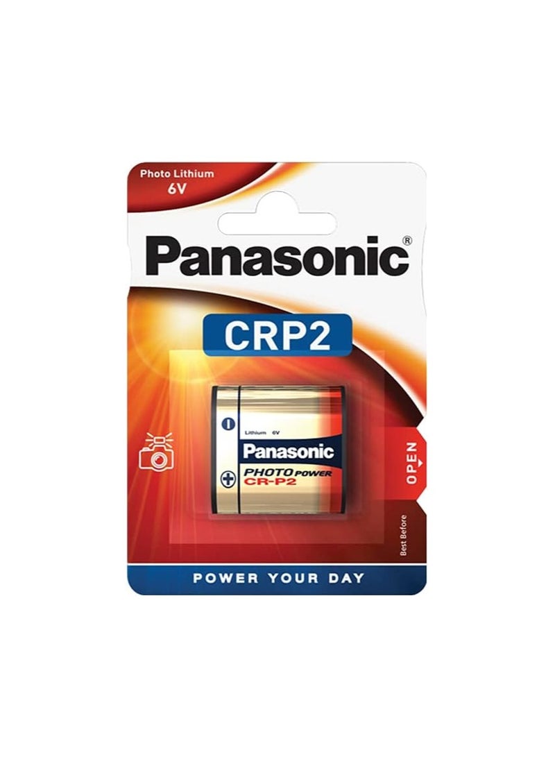 Panasonic 1-Piece Panasonic CR-P2 Lithium 6V Battery