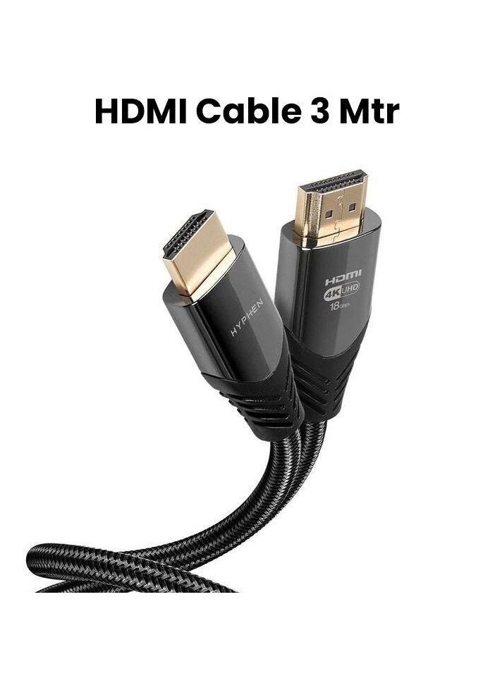 Generic HDMI Cable 3 Meter – High-Speed, 4K Ultra HD  - Image 2