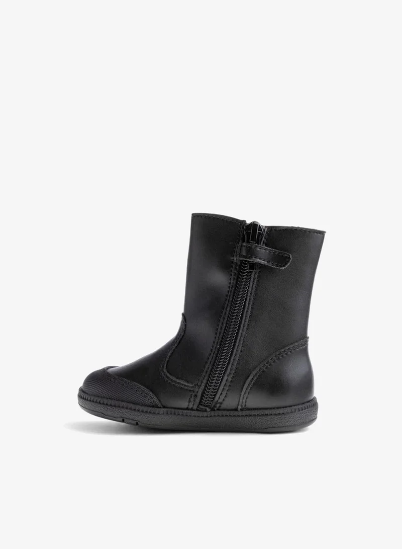 بابلوسكي بوت للكاحل بنجوم لامعة وشريط لاصق للبنات