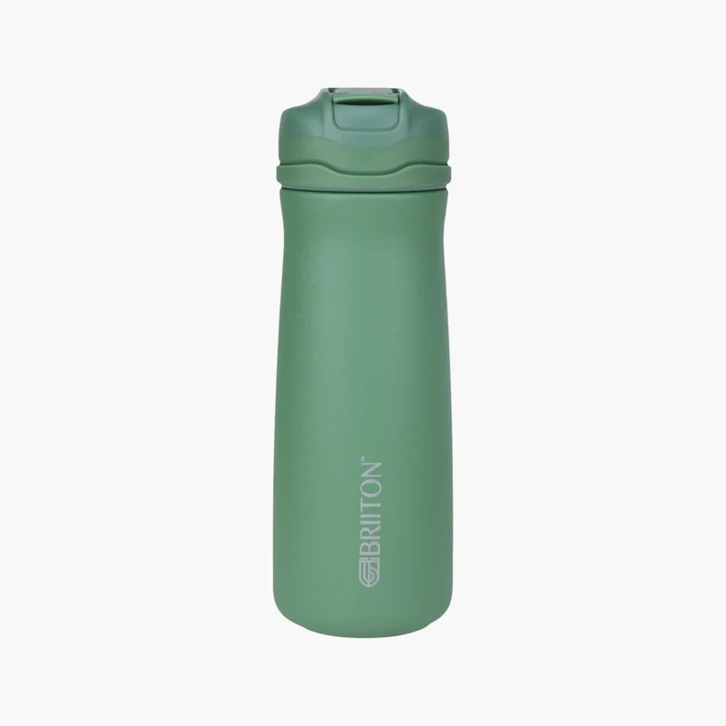 Briiton Water bottle -600Ml Double wall (stainless steel) Insulated Bottle-keeps Hot and Cold