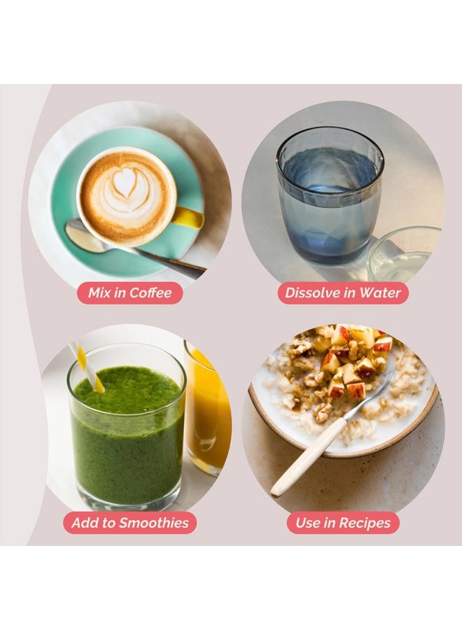 Zint مسحوق ببتيدات الكولاجين: معتمد بالباليو والكيتو - كولاجين هيدروكسيليت مجروش لامتصاص معزز - بروتين مهدرج إنزيمي للنساء والرجال، 10 أونصات - Image 4