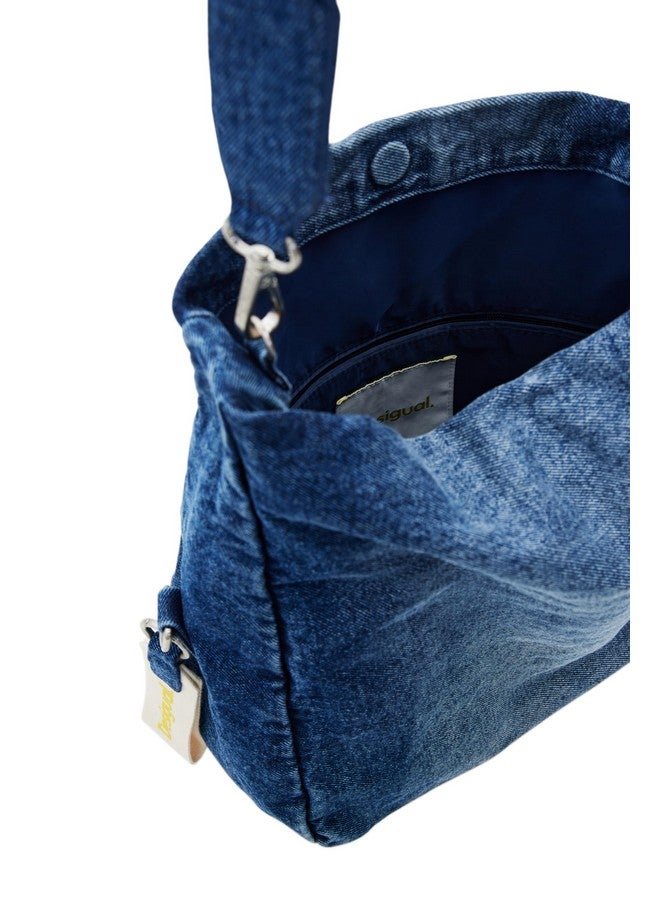 ديسيجوال حقيبة يد من قماش الدنيم من ديسيجوال أكسيسوريز، باللون الأزرق - Image 1