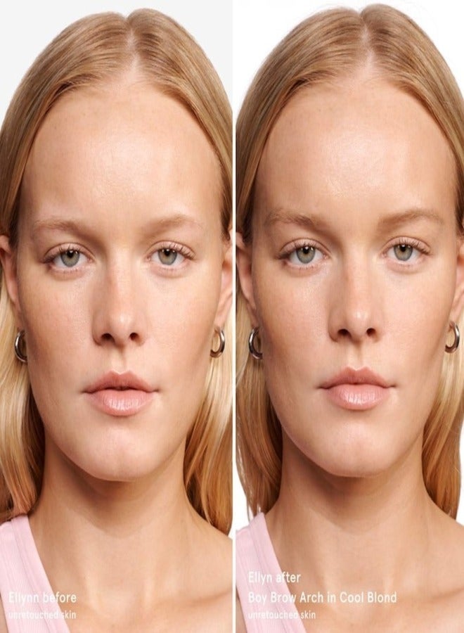 Glossier Boy Brow Arch 2-in-1 Longwear Pomade + Eyebrow Pencil - Cool Blonde , Smudge-Resistant, Buildable Definition - Image 2