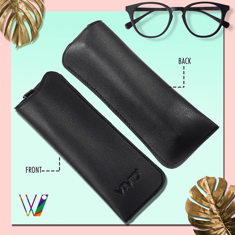 VIVID Vision Unisex Adult Lightweight Eyewear Specs Case Cover | Protect Eye Glasses | Chashma Dibbi | Spectacle Box | Closure - Open Case | Artificial Leather - Image 4