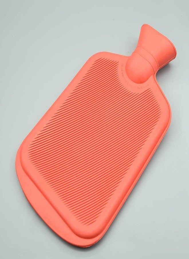 AG E-Com hot water bags hot water bottle for pain relief non-electrical, hot rubber bottle for pain relief Leakproof (approx, 2 Litre_ Multicolor) - Image 1