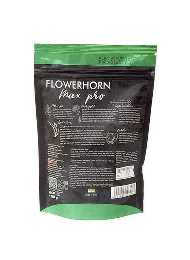 تايو طعام تايو أمبر ماكس برو فلاورهورن (كبير)، 100 جرام - لجميع مراحل الحياة، مسحوق، سمك - Image 2