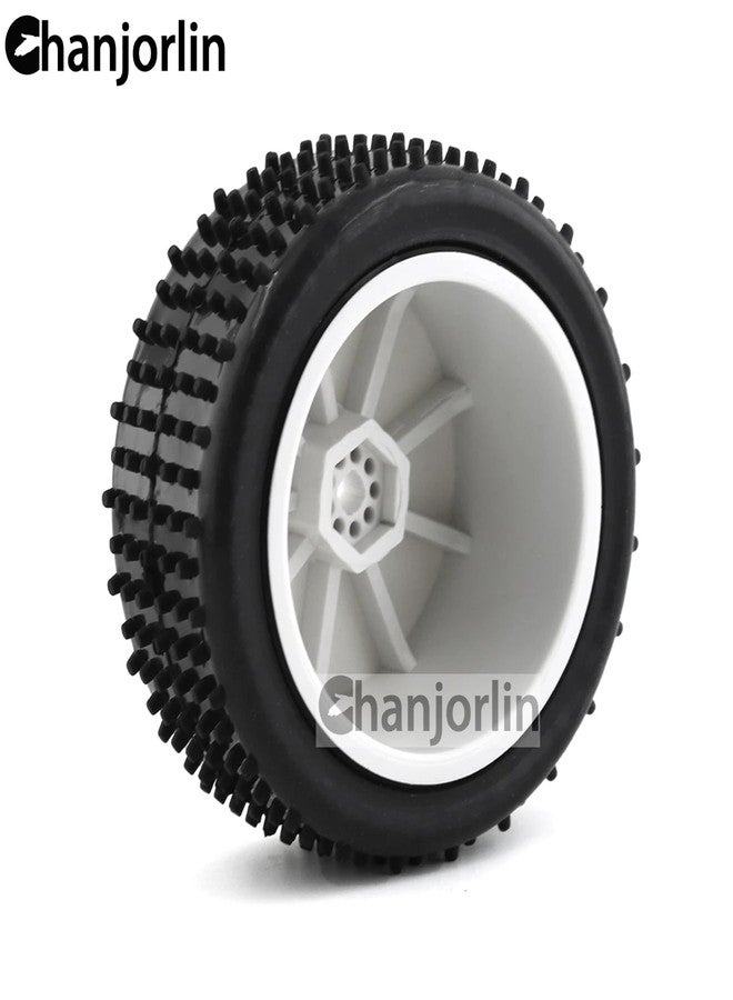 Chanjorlin 1/10 RC Off Road racing Tires and Wheels Rims 12mm Hex Front and Rear Tyres For 1:10 Scale Buggy Car Serpent Spyder SRX2 SRX4 XRAY XB2 Tekno EB410 yokomo yz4 Tamiya TD4 TT-02B DF-02 4PCS - Image 3
