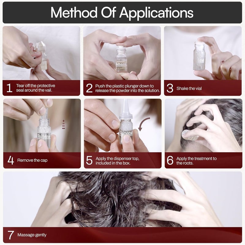 Foltene أمبولات علاج تساقط الشعر للرجال من فولتيني - Image 4