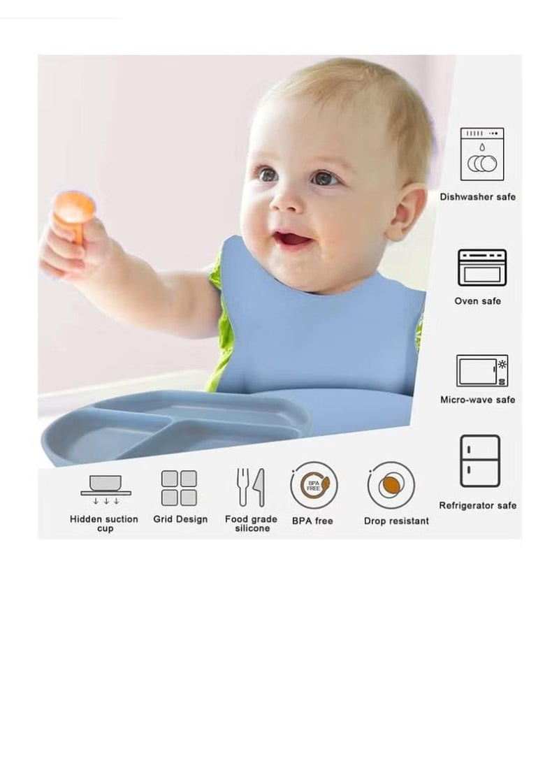 6-piece beige silicone food set - Image 3