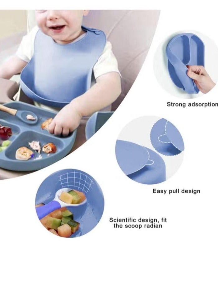 6-piece beige silicone food set - Image 4