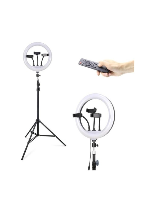 Dreamzon RL-18 LED Ring Light 18 Inch Professional Soft Lighting Kit with Adjustable Tripod & 3 Mobile Holders for Makeup, Photography & Video Shooting - Image 4
