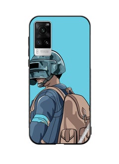 VR CREATIVE Protective Case Cover For Vivo X60 Pro Helmet And In Military Uniform Design Multicolour  - Image 1