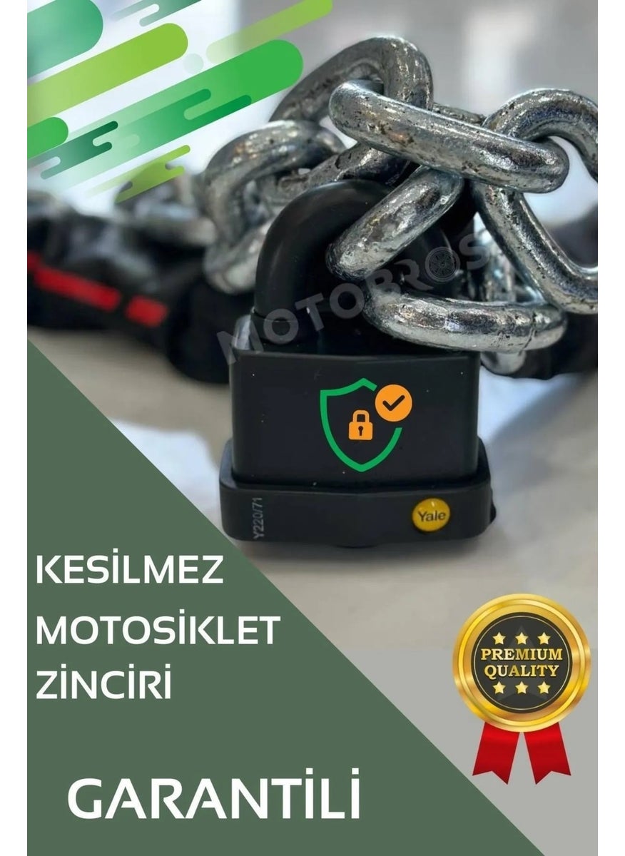 Zoli Uncut Galvanized 13MM Motorcycle-Bicycle Chain and Lock 1.5 Meters  - Image 2