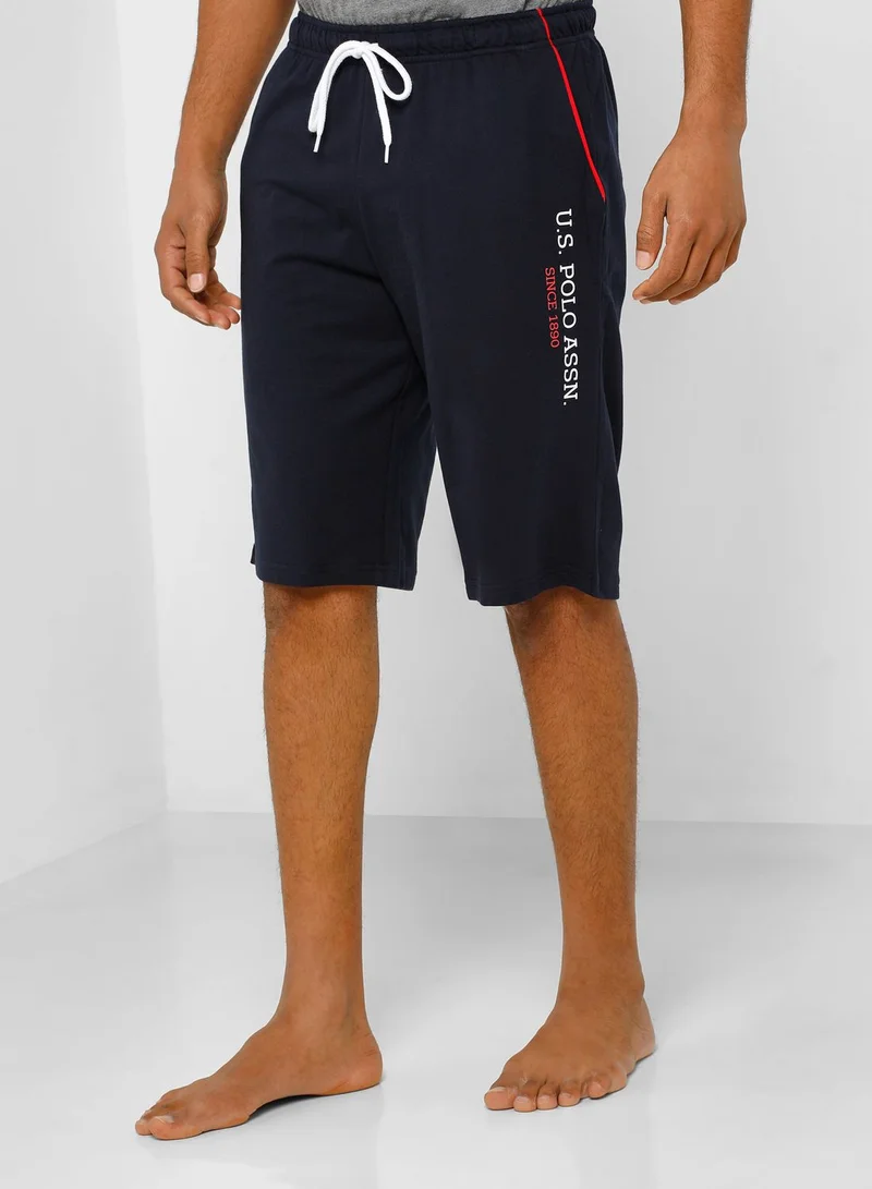 U.S. Polo Assn. Crew Neck T-Shirt And Shorts Set