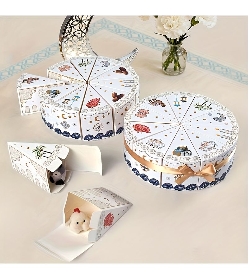 10pcs Ramadan Gift Boxes With Ribbons For Eid Al Fitr Celebrations - Image 5