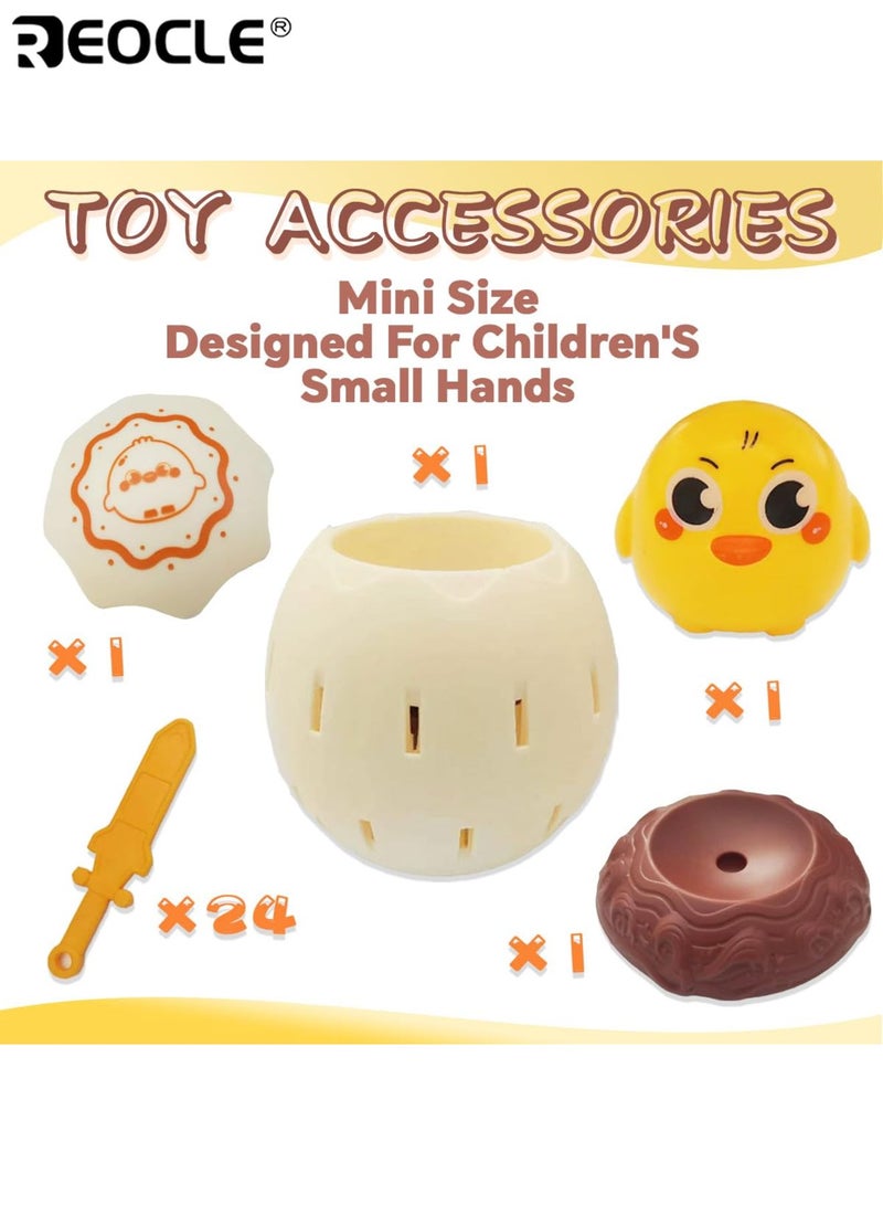 ريوكل لعبة تفاعلية دلو القراصنة مع صوص صغير وقاذف لعبة ممتعة بين الوالدين والطفل للحفلات العائلية هدية مثالية لأعياد الميلاد والاحتفالات الخاصة - Image 5