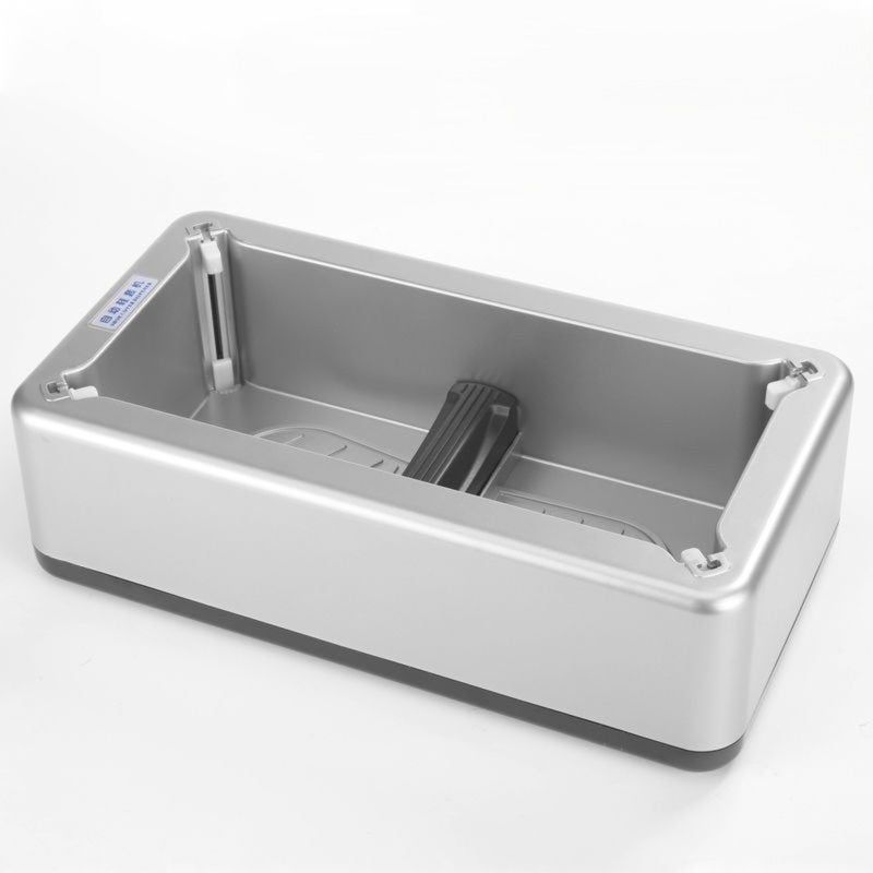 Automatic Shoe Cover Machine 15.7 X 8.2 X 4.7 Inches: Textured ABS Engineering Plastic, Slip-Resistant PVC Pads - Easy 1-Step Operation, Disposable Shoe Cover Dispenser for Home, Office, Factory, Shoe - Image 4