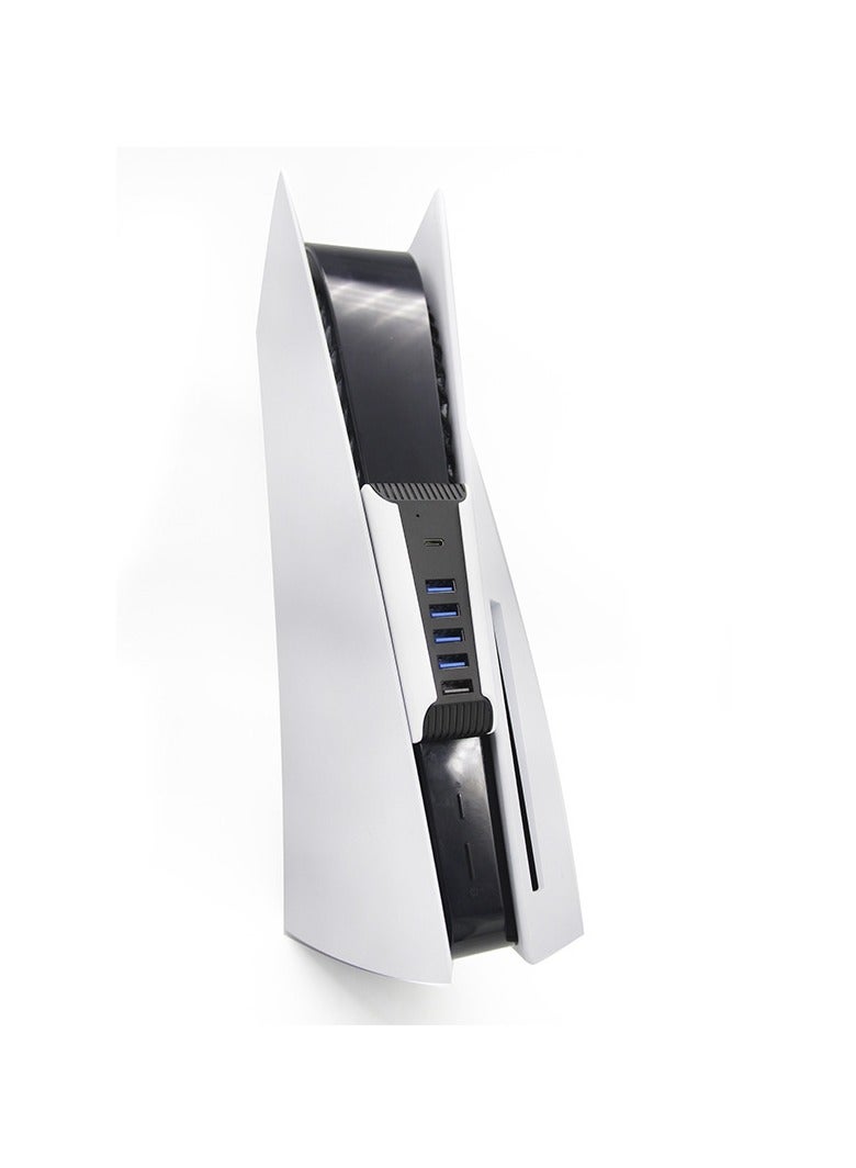 general PS5 USB Hub 5-Port USB Extender, USB High-Speed Expansion Hub Charger USB Extender Compatible Playstation 5 Game Console Accessories PS5 Converter Fast Transfer Multiport Hub Splitter - Image 4