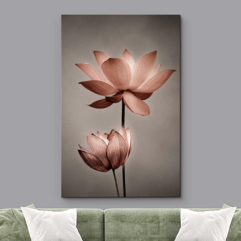 wall26 Pink Lotus Duo Canvas Print - Image 3