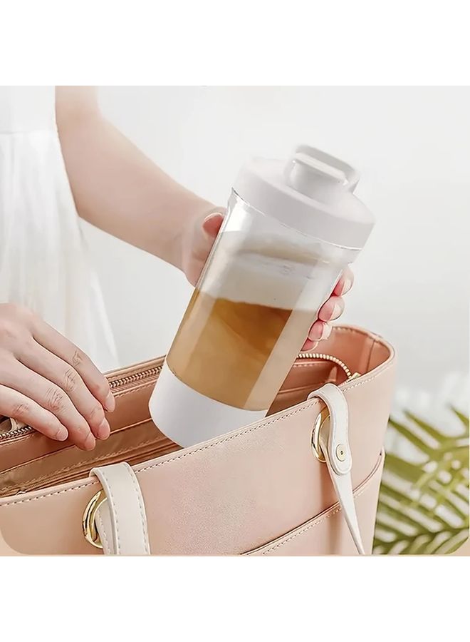 1 PC USB Electric Blender Cup Automatic One Touch Operation Transparent With Measurement Markings For Protein Shakes Smoothies Coffee - Image 5