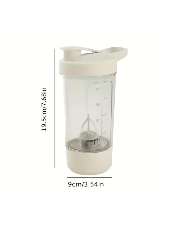 1 PC USB Electric Blender Cup Automatic One Touch Operation Transparent With Measurement Markings For Protein Shakes Smoothies Coffee - Image 3