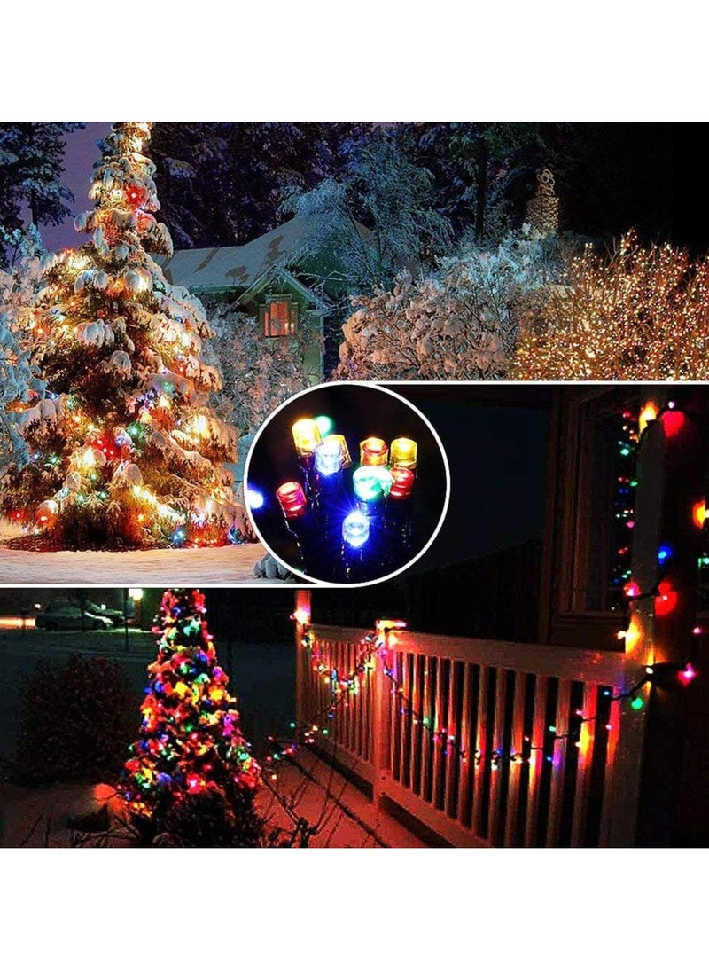 PAMEER - Multicolor 36ft 110 LEDs String Lights Black Wire Plug-in  String Home Decorative LED Strip for Christmas EID Ramadan Diwali and Wedding Parties Decoration Box Button Control 8 Modes - Image 1