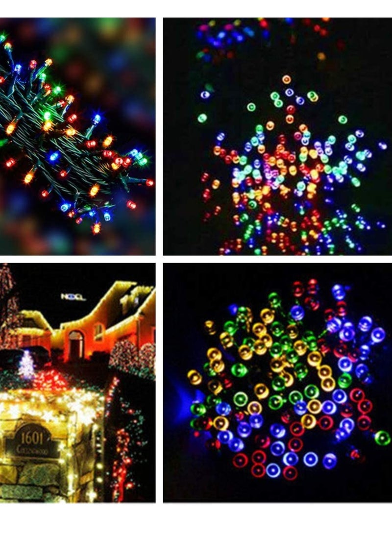 PAMEER - Multicolor 36ft 110 LEDs String Lights Black Wire Plug-in  String Home Decorative LED Strip for Christmas EID Ramadan Diwali and Wedding Parties Decoration Box Button Control 8 Modes - Image 1