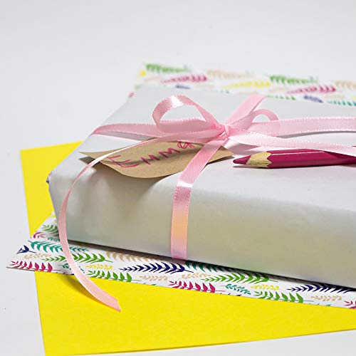 LilyRin Pink Ribbon 1/4 Inches 36 Yards Roll Perfect for Scrapbooking Art Wedding Wreath Baby Shower Packing Birthday Wrapping Christmas Gifts Projects Floral Hair Balloons Bouquet - Image 2