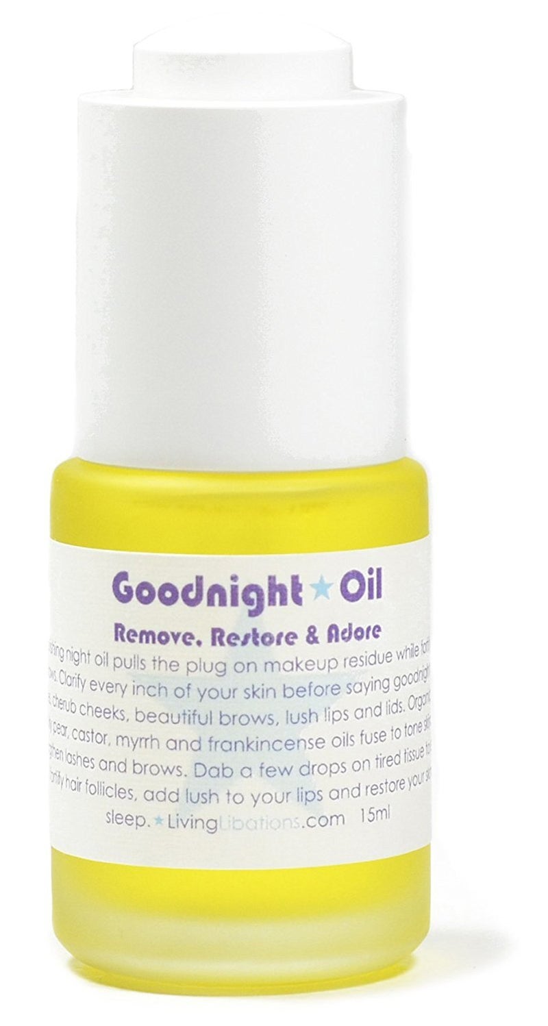 LIVING LIBATIONS  OrganicWildcrafted Goodnight Oil Eye Makeup Remover 05 fl oz  15 ml