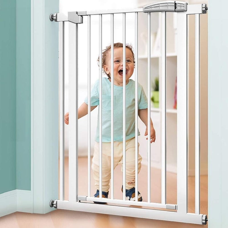 Fantastic-Kids-Toys Extra High Pressure Baby & Pet Safety Gate, Door and Stair Safety Gate, 80 cm Height, Auto Close Function (76-83) - Image 1