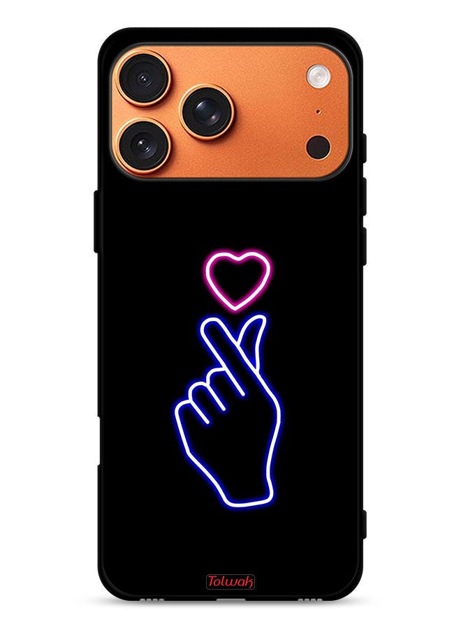 Tolwak Apple iPhone 17 Pro Max Protective Case Cover Snap Heart Art - Image 1