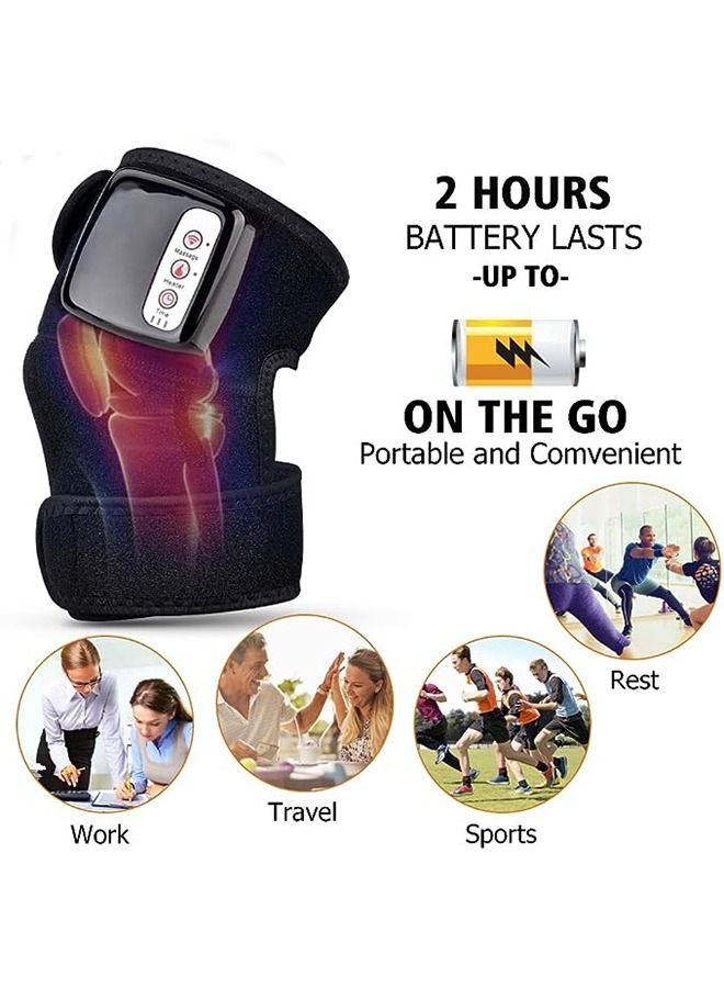 Arabest Electric Knee Massager,Far Infrared Joint Protector,Shoulder Massager,Multi-functional Rechargeable Heated Knee and Joint Massager for the Elderly  - Image 5